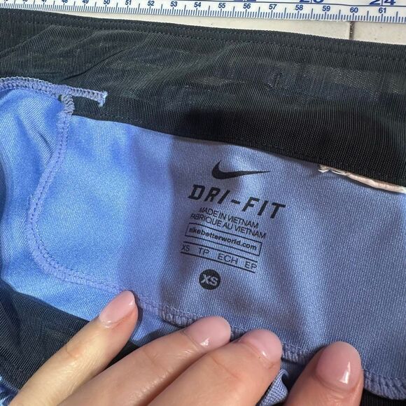 Nike Dri-FIT Essential Running‎ Crop Leggings 777168-486 Women's XS Small Blue - Picture 5 of 11